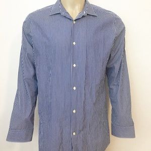 Banana republic striped button down shirt